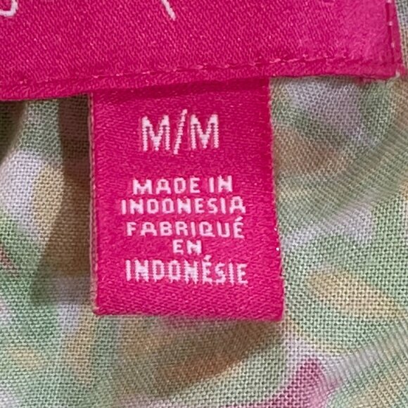 Lilly Pulitzer Target Happy Place Challis Floral Romper Medium Sleeveless Summer - Picture 7 of 9